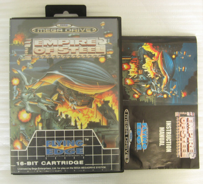 Mega Drive - Empire of Steel kotelo ja ohjekirja