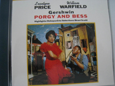 Porgy ja Bess CD Gershwin Price & Warfield CD