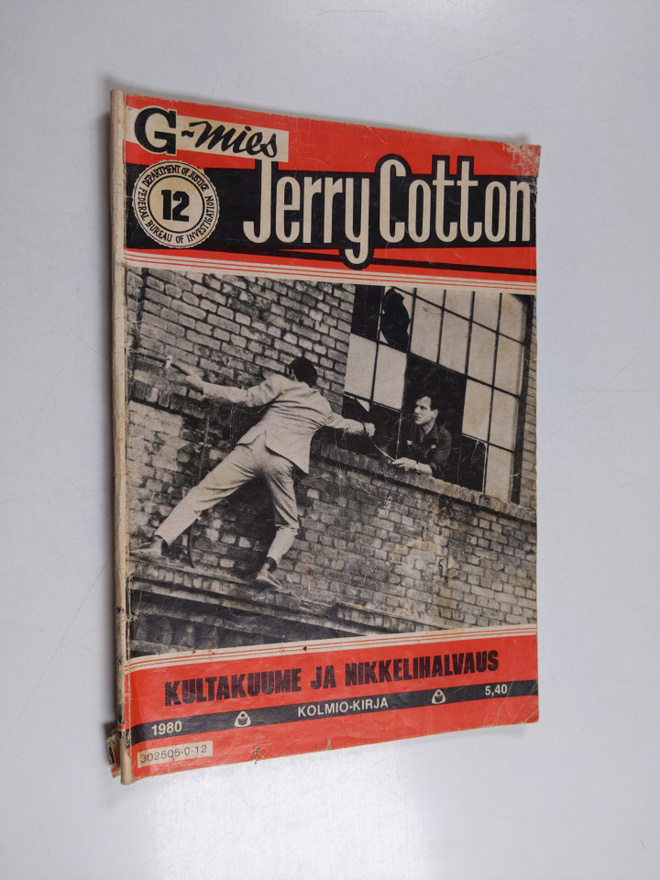 Jerry Cotton 12/1980 : Kultakuume ja nikkelihalvaus