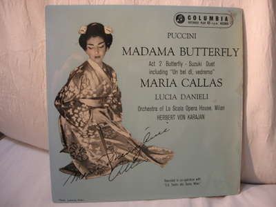 Maria Callas, Lucia Danieli: Madame Butterfly act 2 7"