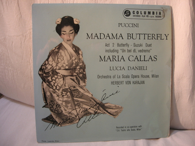 Maria Callas, Lucia Danieli: Madame Butterfly act 2  7"