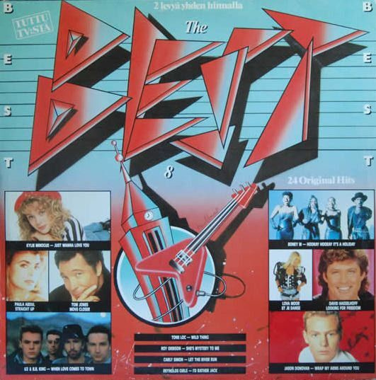 BEST 8 (2-LP), mm. Kylie, Tom Jones, Boney M, Paula Abdul