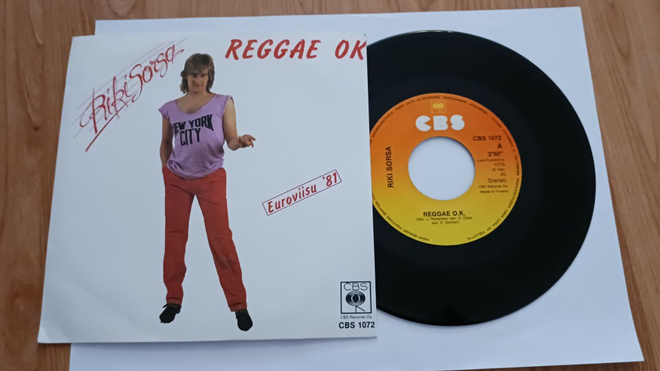 Riki Sorsa – Reggae OK 7" ps orig 1981 uusi