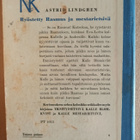 Astrid Lindgren:Ryöstetty Rasmus ja mestarietsivä, Wsoy 1960 - pikkukuva 2