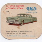 Kahvilappu OKA DE SOTO FIREFLITE 4-OVINEN SEDAN. - pikkukuva 1