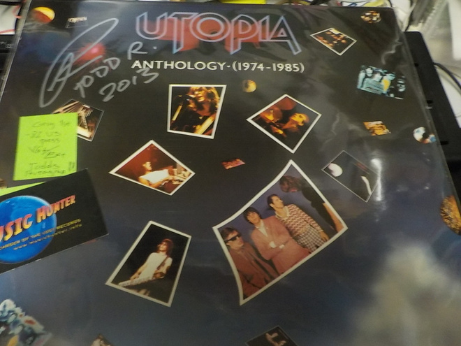 UTOPIA - ANTHOLOGY 1ST US - 82 PRESS LP  TODIN NIMIKIRJOITUS
