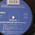 A. Vivaldi - 4 Concertos For Strings LP - pikkukuva 3