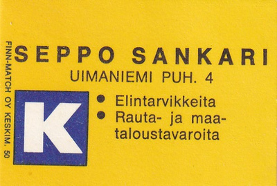 Uimaniemi, Seppo Sankari  , Kesko  , 2/12