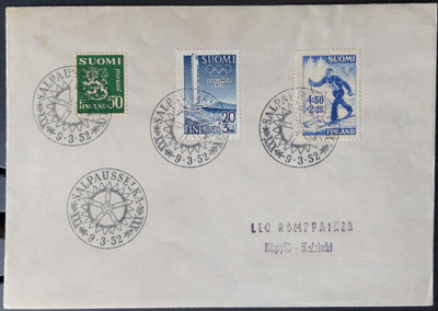Erik.leima SALPAUSSELKÄ 1952, kulkenut