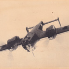 SAKSA ITÄRINTAMA LENTOKONE DORNIER - pikkukuva 1