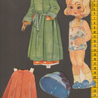 Paperinukke tyttö 1950-luku - pikkukuva 2
