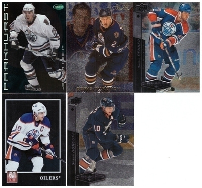 5 x EDMONTON OILERS Hienoista Sarjoista