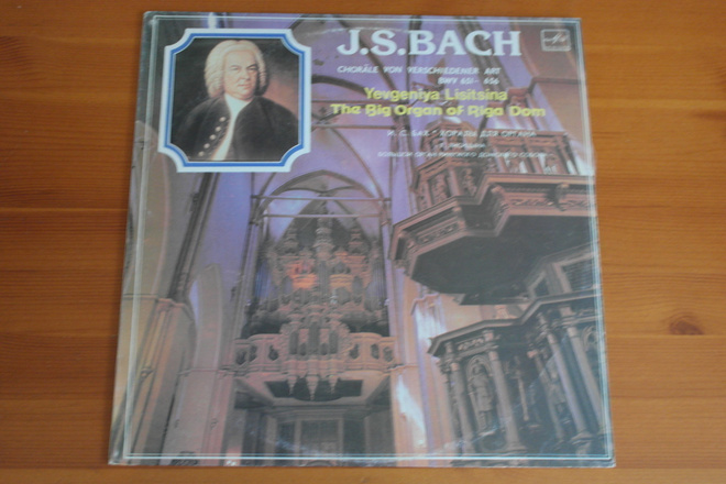 J.S.Bach:Choräle von Verschiedener Art BWV 651-656.LP.