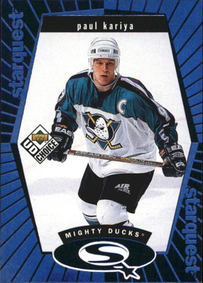 1998-99 UD Choice StarQuest Blue #SQ25 Paul Kariya