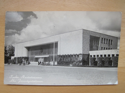 VANHA Postikortti Turku 1953