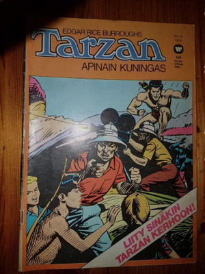 Tarzansarjis n:o 09 1974, liittymislomakkeet koskemattomia!