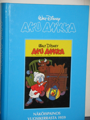 Walt Disney : AKU ANKKA NÄKÖISPAINOS v. 1959 lehdistä
