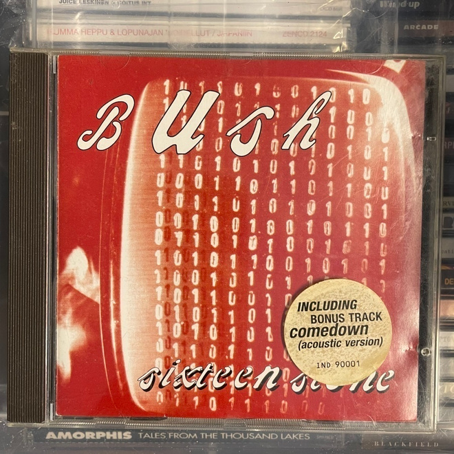 BUSH - Sixteen Stone cd (v. 1994 originaali)
