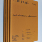 Virittäjä vuosikerta 1973 (nrot 1-4) - pikkukuva 1