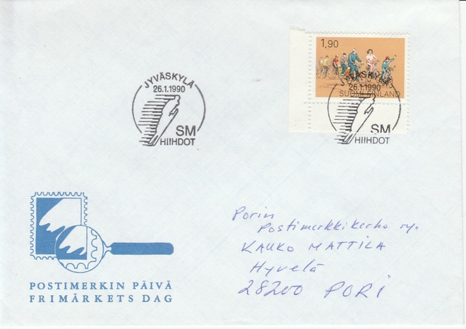 ERIKOISLEIMA ,  SM- Hiihdot, Jyväskylä 26.1.1990