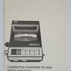 Sony TC-60A kasettinauhurin käyttöohje 70-luvulta (FI & ENG) - pikkukuva 2