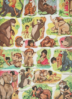 * EO 9004, Disneyn Viidakkokirja iso tupla-arkki *