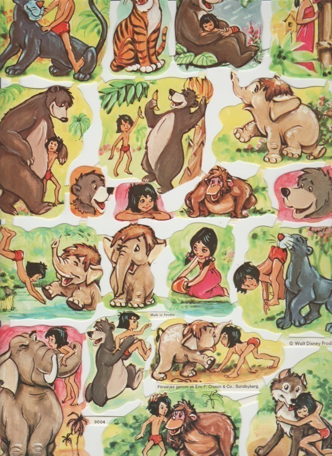 * EO 9004, Disneyn Viidakkokirja iso tupla-arkki *