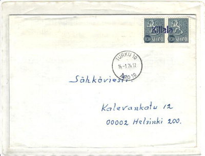 RIVILEIMA KILLALA /TURKU