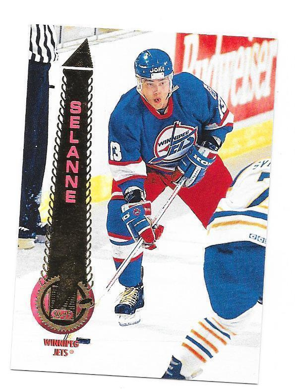 1994-95 Pinnacle #25 Teemu Selänne Winnipeg Jets