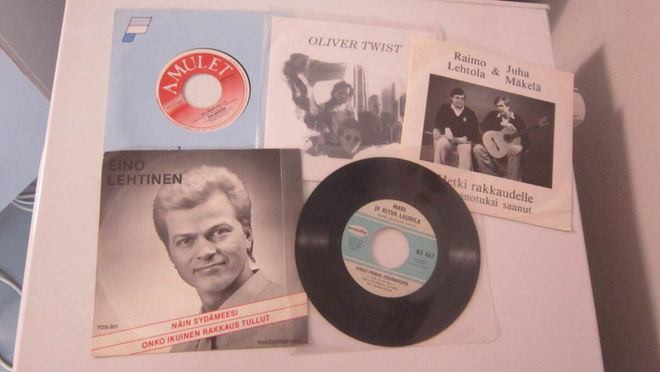 7. kotimainen 7" iskelmä 10 kpl