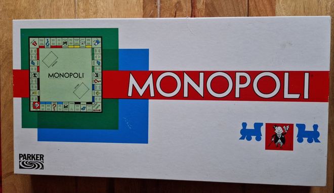 Monopoli Vintage Lautapeli. Parker Peli