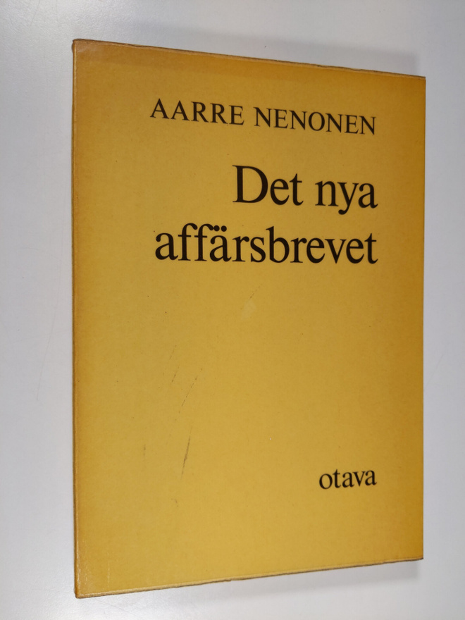 Aarre Nenonen : Det nya affärsbrevet (tekijän omiste)