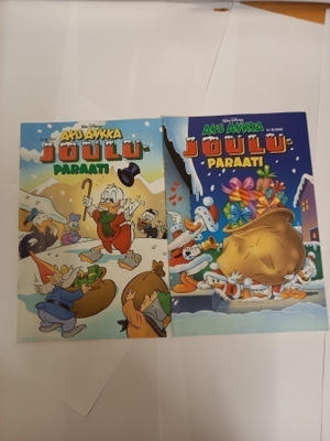 2kpl Aku Ankka jouluparaati 2007 ja 2008