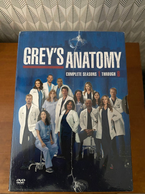 Greyn anatomia 1 2 3 4 5 6 7 8 1-8 DVD
