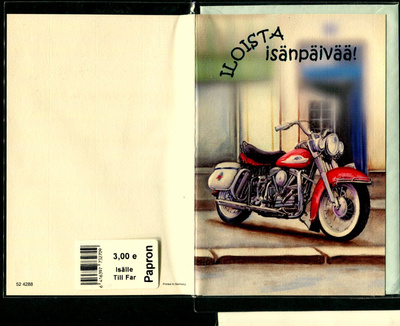Iloista Isänpäivää, käyttämätön
