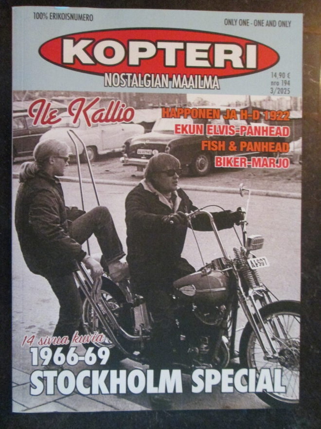 KOPTERI NOSTALGIAN MAAILMA MOOTTORIPYÖRÄLEHTI 100% ERIKOISNR