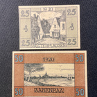 Schlesvig Holstein Notgeld 2 kpl Gutschein Apenrade 1920. - pikkukuva 2