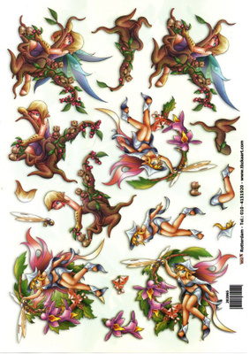 Keijut 3D kuvat (A4)