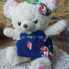 Japanilainen Girly Bear Okinawalaisessa Vaatteissa - pikkukuva 2