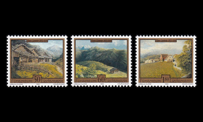 Liechtenstein 1056-8 ** Maalauksia (1993)