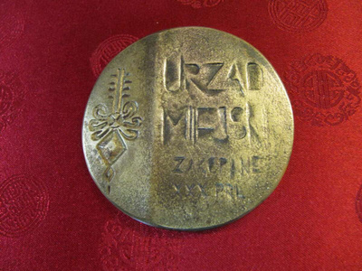 Puola "Urzad Miejski Zakopane XXX PRL" mitali 1974