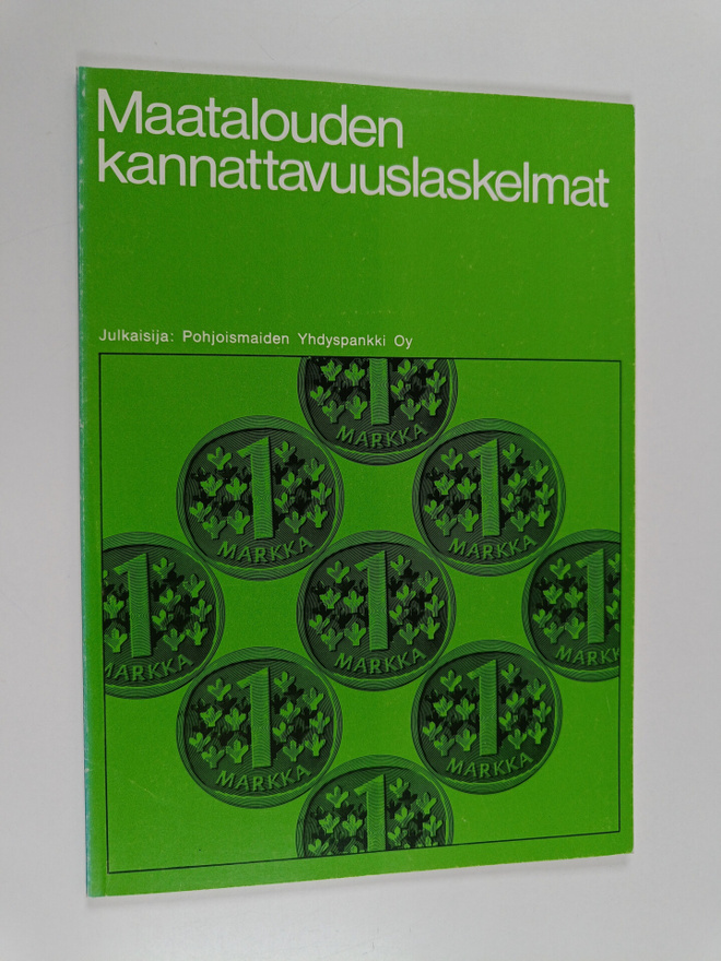 Risto Mänki : Maatalouden kannattavuuslaskelmat