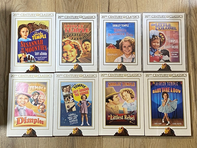 SHIRLEY TEMPLE ELOKUVIA 8KPL PAKETTI - DVD