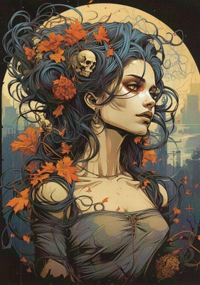 Halloween synkkyyden lady