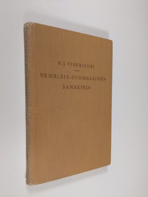 H. J. Viherjuuri : Venäläis-suomalainen sanakirja