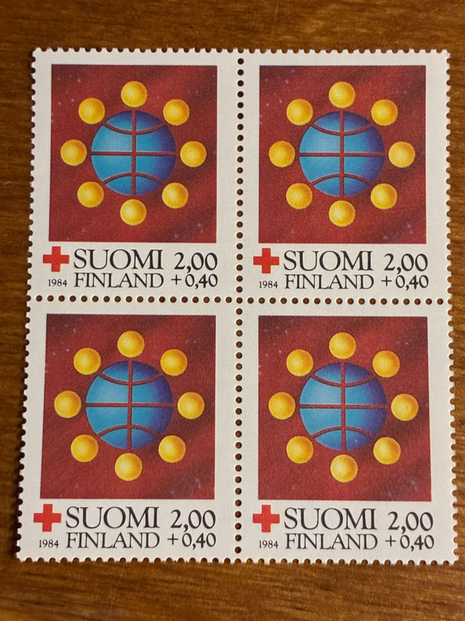 PR 1984 2MK+ 0,40MK NELIÖ**