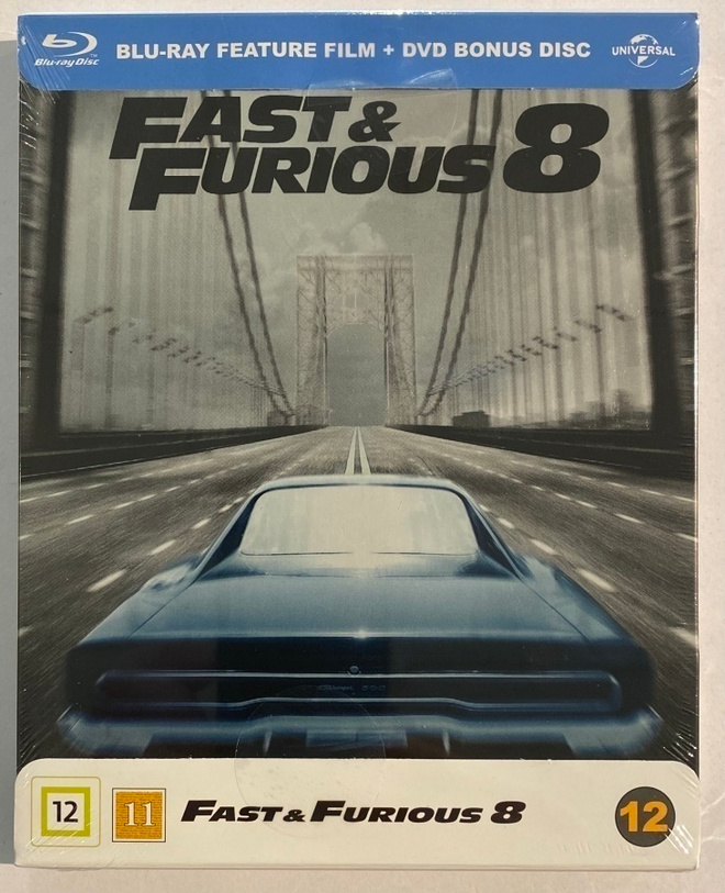 Fast & Furious 8 - Blu-ray ( uusi, steelbook )