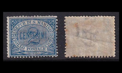 San Marino 12 * Käyttösarja numero 2 C (1892)