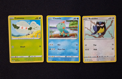 Pokemon kortit 3kpl (#42 Sword & Shield base set)