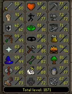 Jagex account osrs - 50att voider/3cb ironman skiller